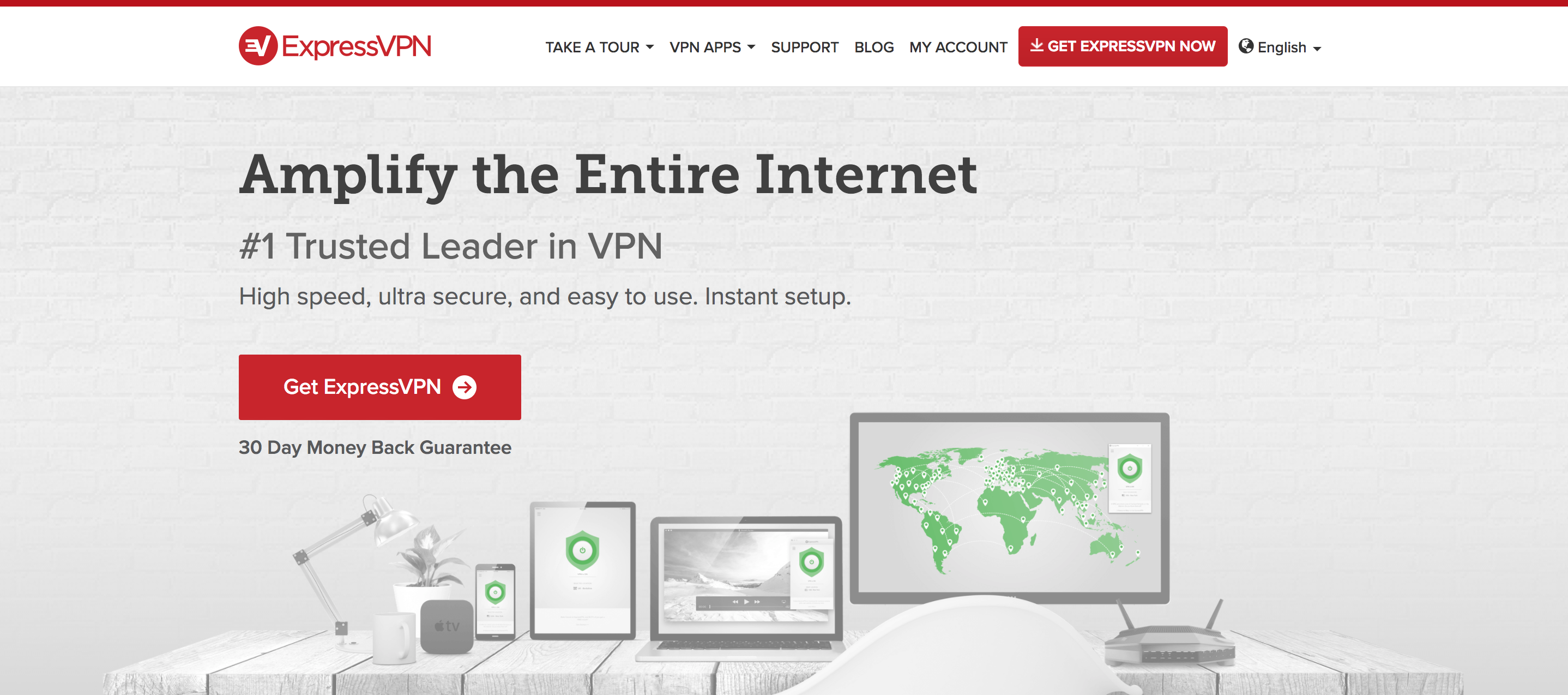 ExpressVPN Homepage