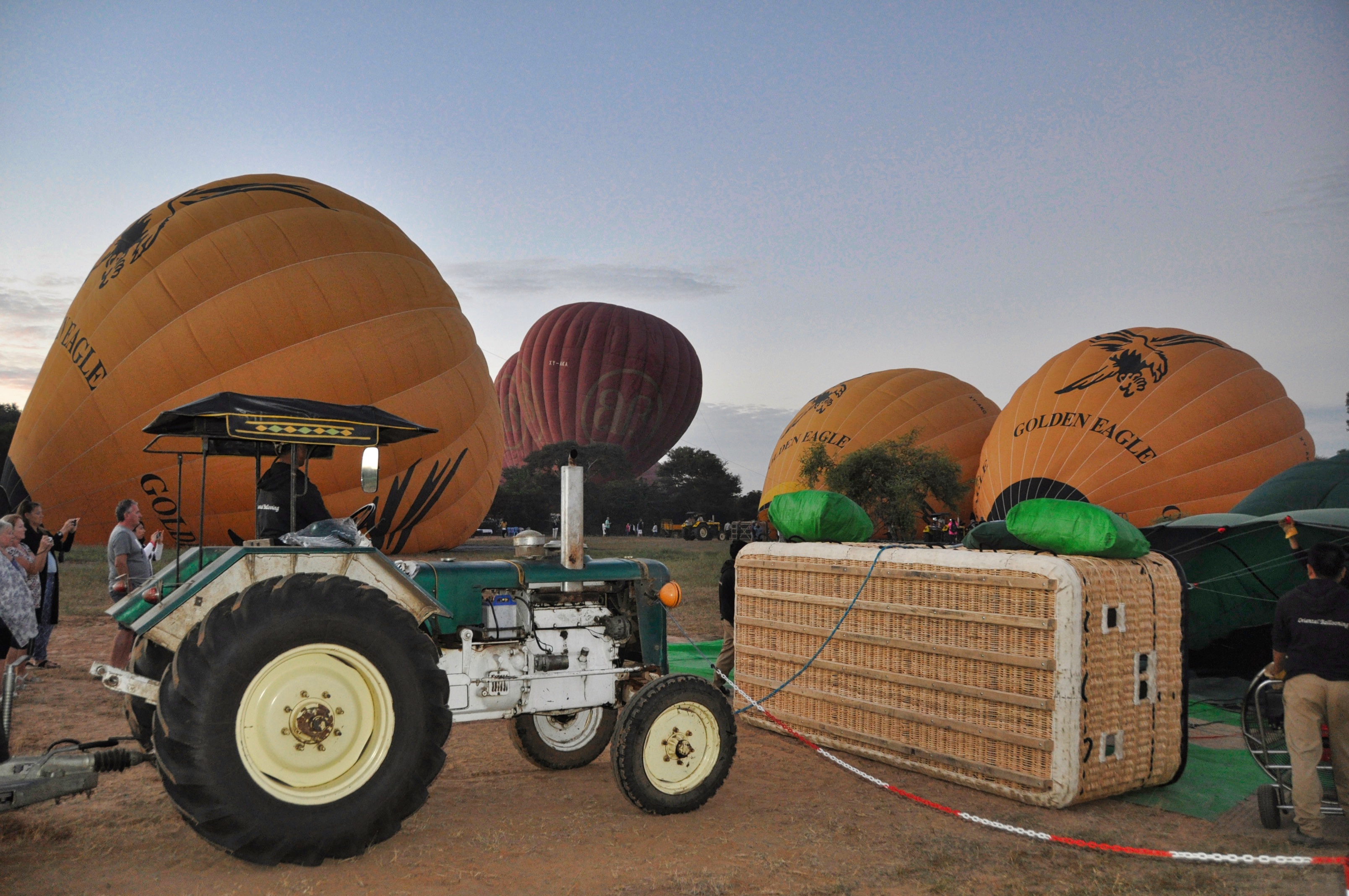 Two Travel The World - Hot Air Ballooning over Bagan temples - Bagan Hot Air Balloon