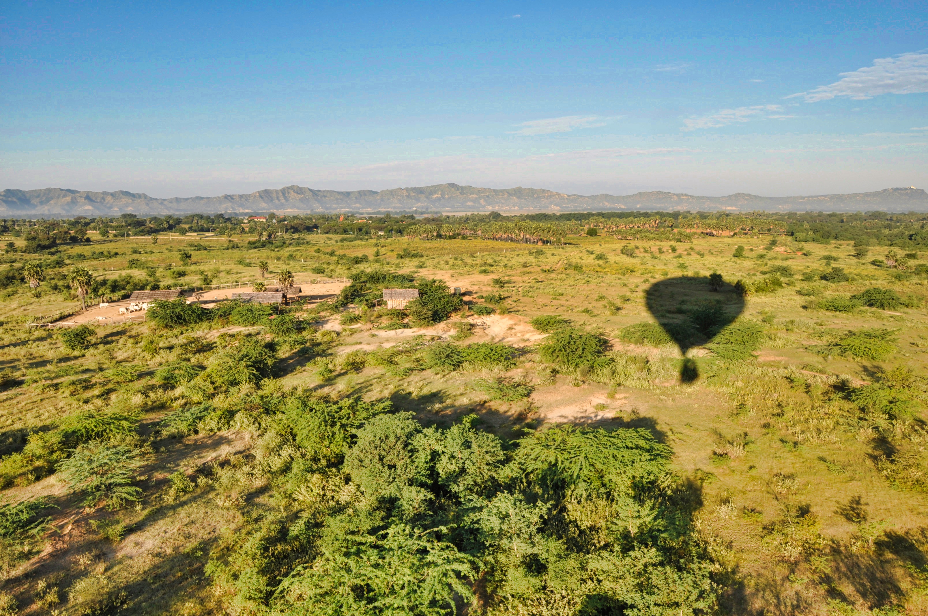 Two Travel The World - Hot Air Ballooning over Bagan temples - Bagan Hot Air Balloon