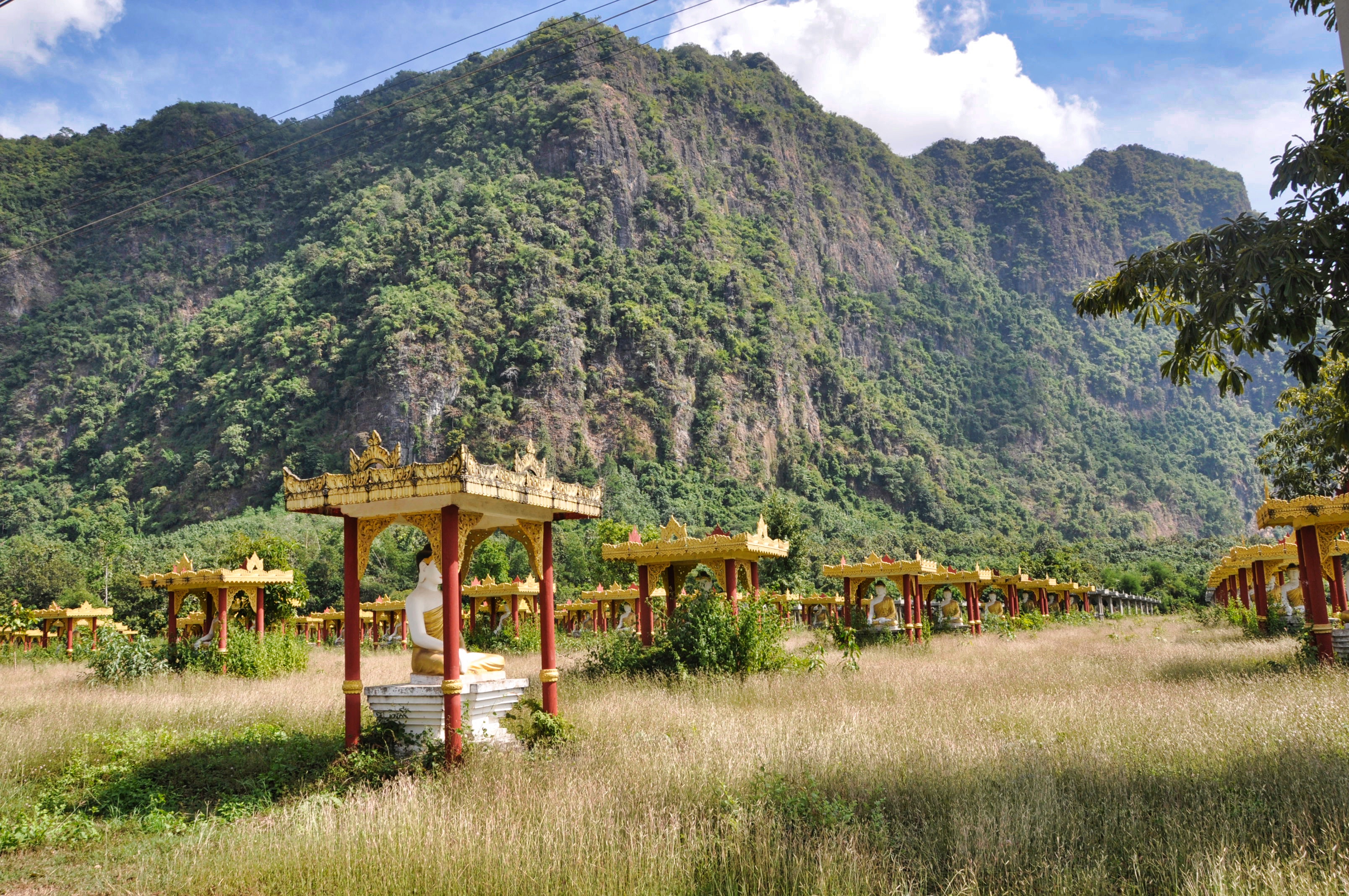 Two Travel The World - Hpa-An  - Lumbini Gardens commonly known as Buddha Park