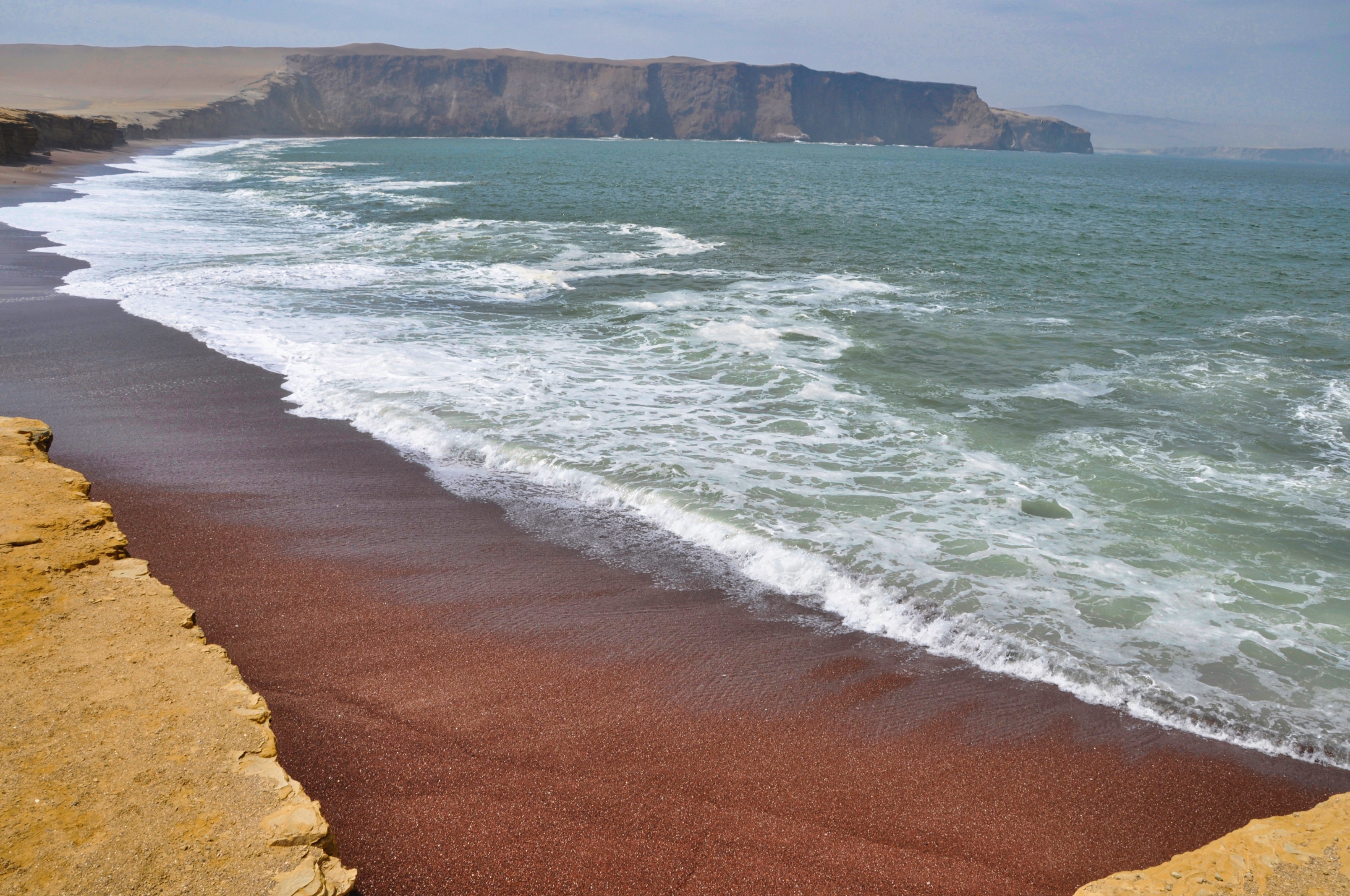 Two Travel The World - Cycling through the Paracas National Reserve in Peru