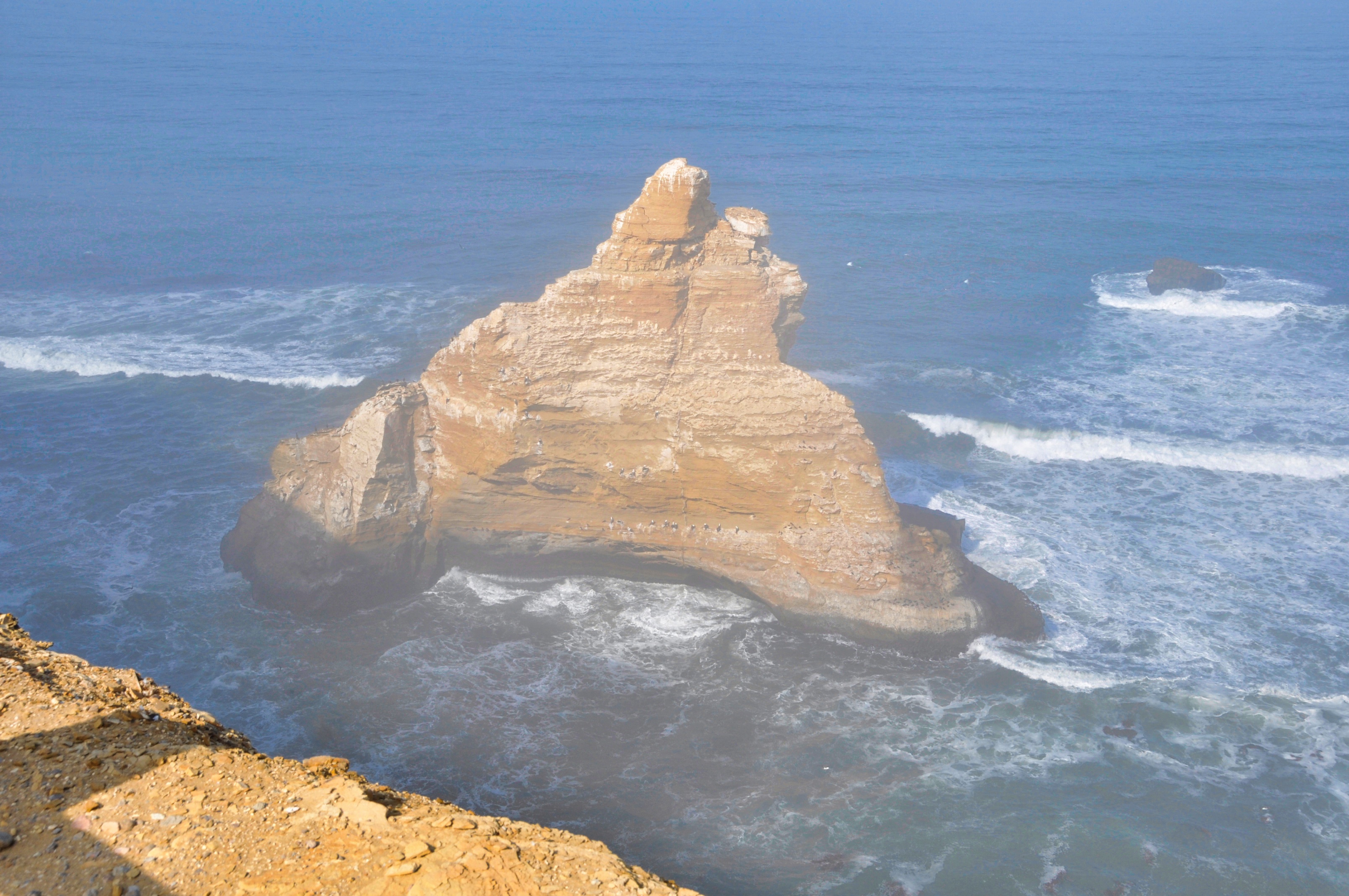 Two Travel The World - Cycling through the Paracas National Reserve in Peru